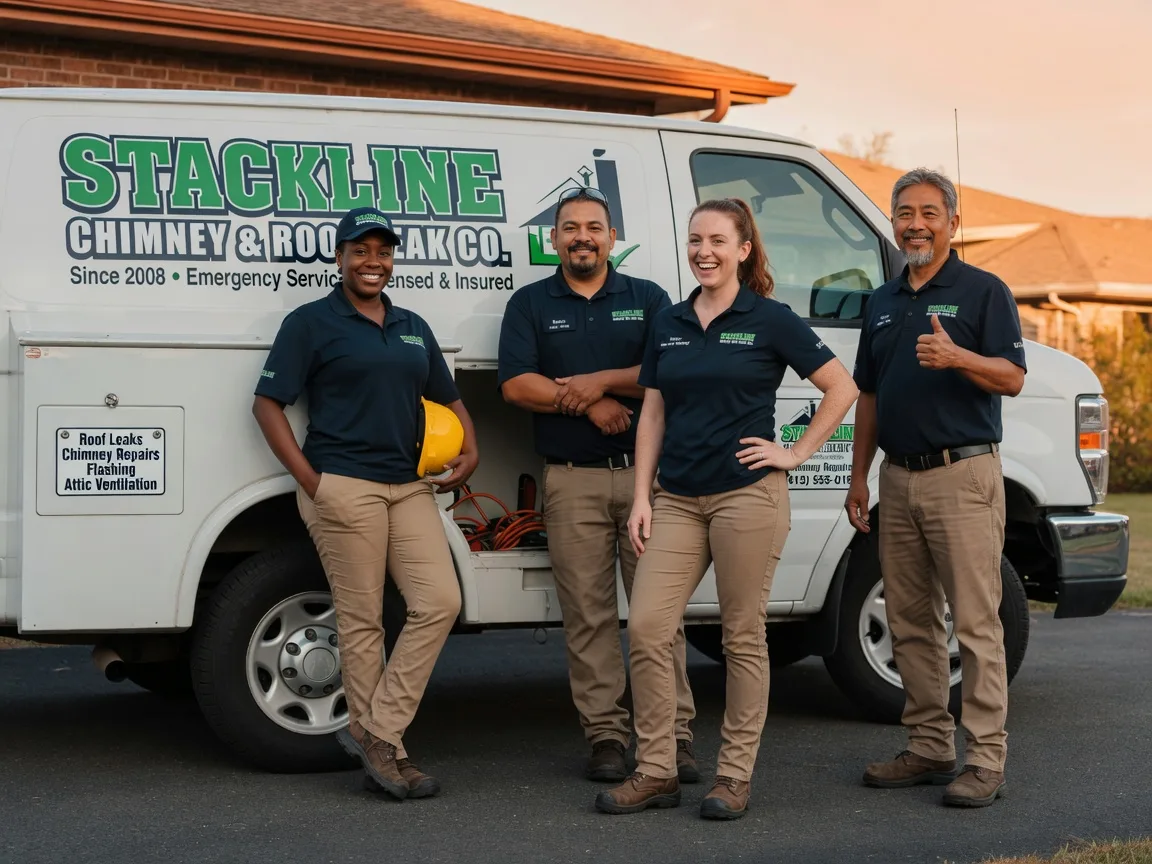 Chimney flashing repair company in Oak Hill, OH